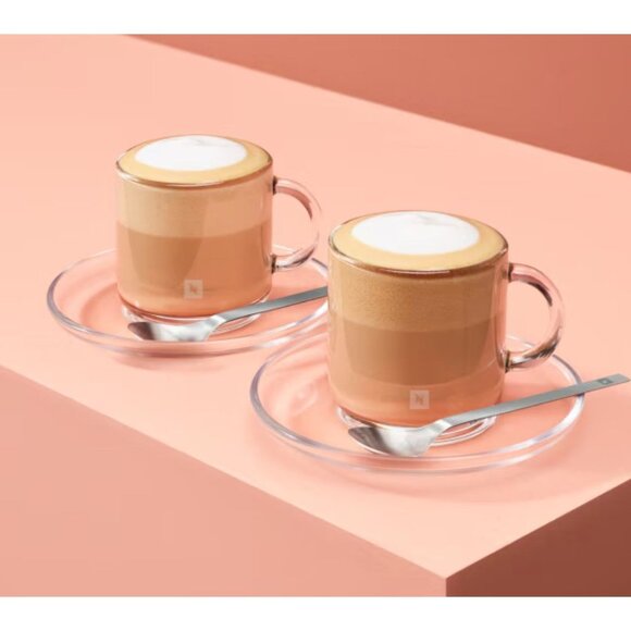 Nespresso Glass Espresso Cup & Saucer Set - Picture 3 of 6